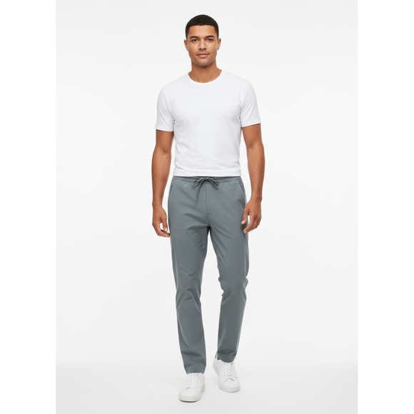 Lululemon Zeroed in Slim-fit Pant Regular Men's Size S Gray Slim Fit Bottoms - Picture 1 of 8